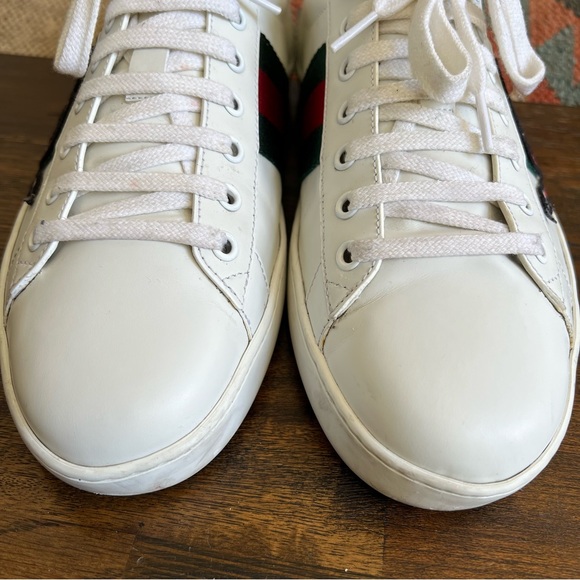 GUCCI Ace Kingsnake Embroidered Mens Sneakers 9 (US9.5) - Picture 5 of 16